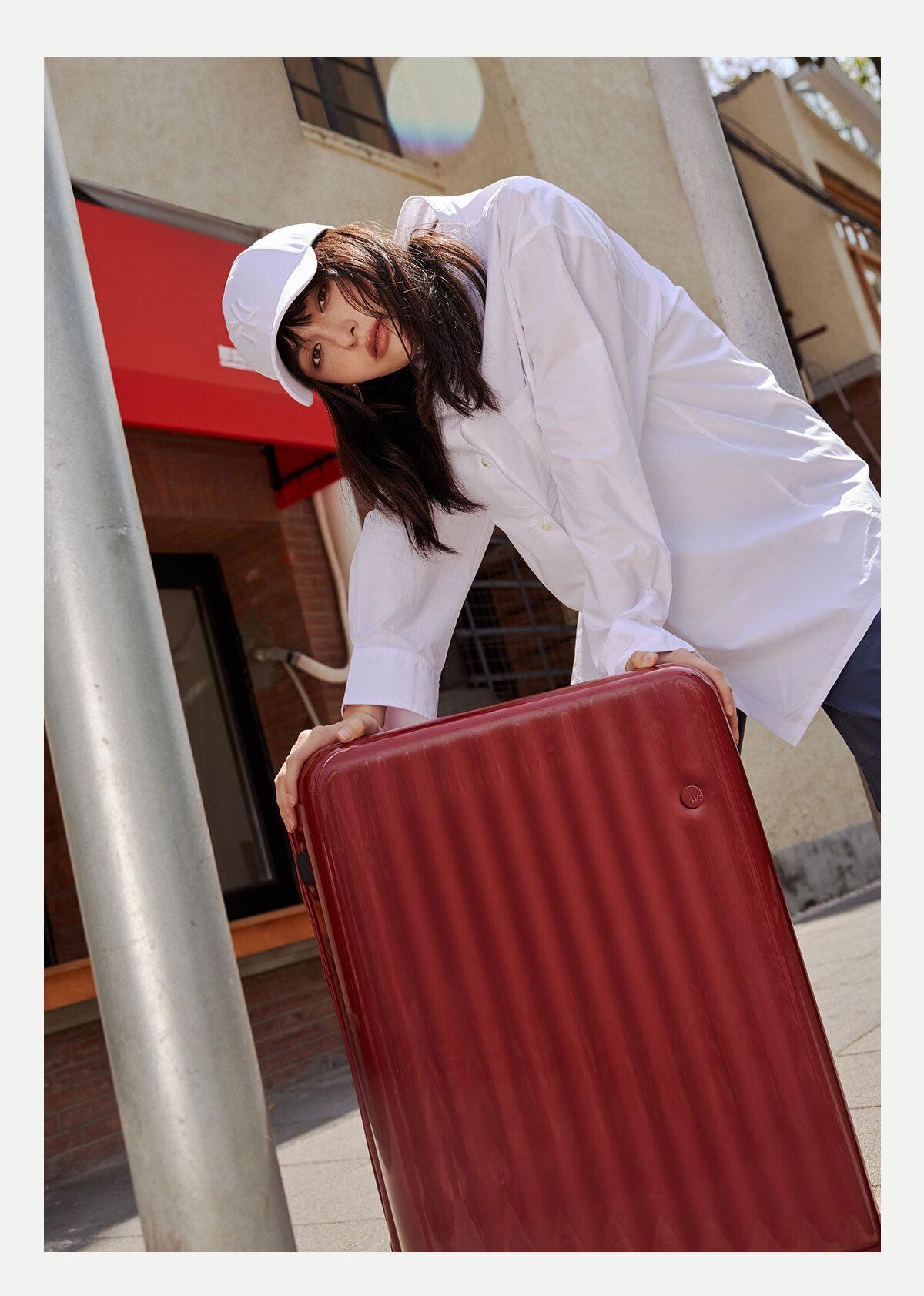 ITO "New Product" CLASSIC WAVE, Blue And Green, 20-Inch Carry-On Luggage, Suitcase with Wheels, Self-Operated Travel Case 2