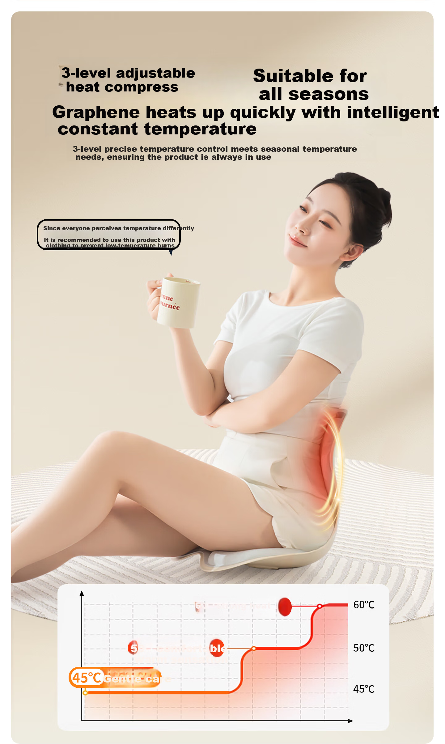 MIAOJIE [Mid-Autumn Festival Gift] MH02 Lumbar Support Chair, Waist Massager, Ergonomic Posture Corrector, Office Chair with Back Support for Long Sitting, Purple, Size L 7