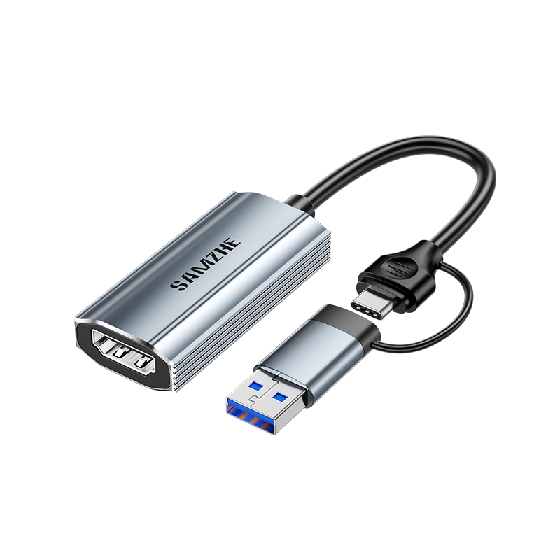 Sanze HDMI Video Capture Card 4K60Hz HD RGB24 USB/Type-C Compatible Switch2 Mobile Phone Camera Tablet Game Live Streaming Recorder CJAC40