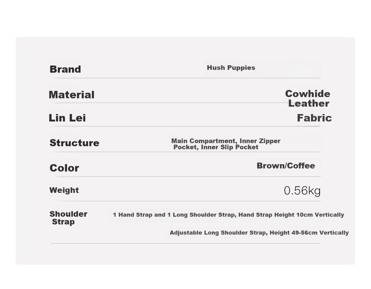Hush Puppies Women's Bucket Bag Vegetable Tanned Top Layer Cowhide Handbag Birthday Gift for Girlfriend and Wife 13