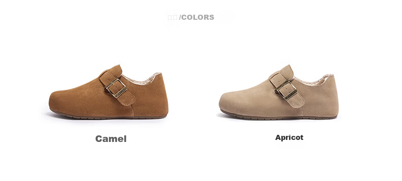 CAMEL Soft Bag 2nd Generation Full Coverage Birkenstock Comfortable Deep Mouth Shoes L25W700108 Apricot (Full Coverage Fleece Lining) Size 37 46
