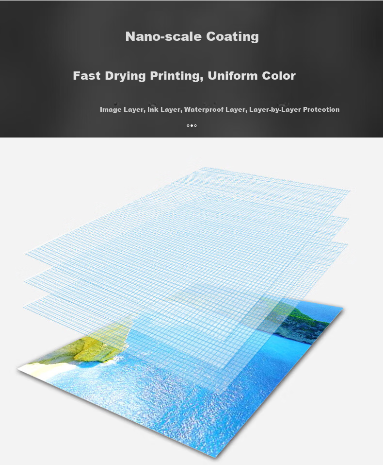 Elifo RC Photo Paper High Gloss Waterproof Inkjet RC Photo Paper 260gsm Glossy 7x5 Inch - 50 Sheets 4