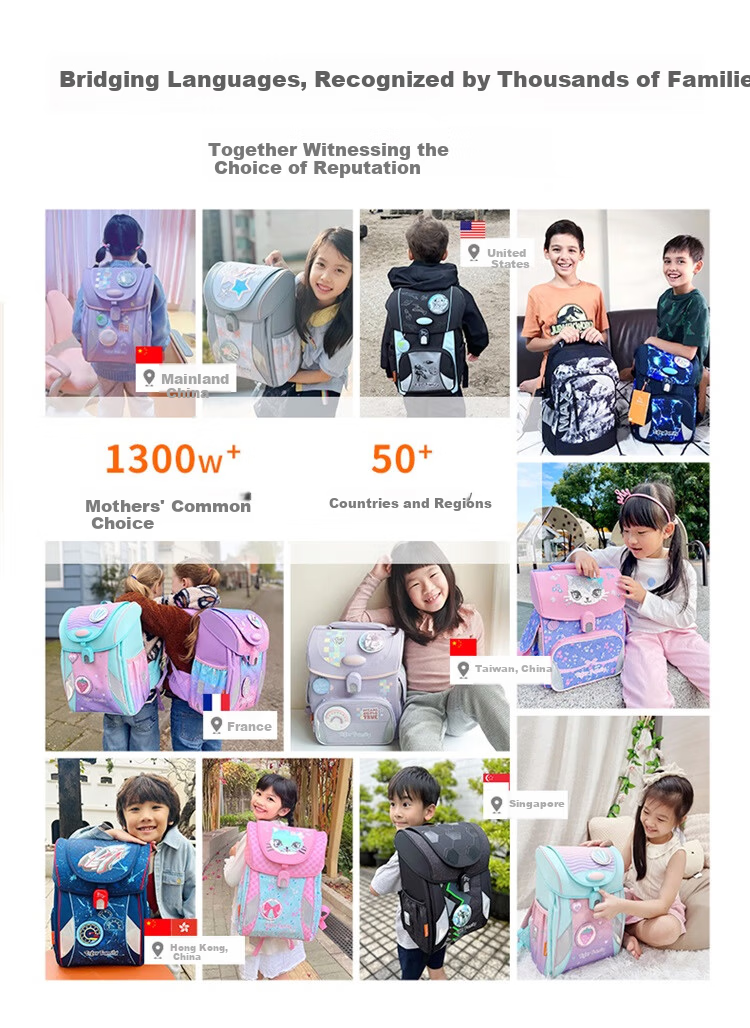 TigerFamily Elementary School Backpack for Grades 1-3, Children's School Bag, Spine-Protecting Large Capacity Backpack for Boys And Girls 25