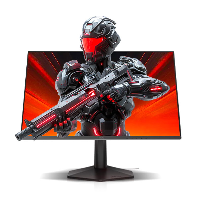 AOC 24.5-inch 180Hz High Refresh Eye-care Office IPS HDR G-SYNC Certified Factory Calibrated Low Blue Light Flicker-Free Gaming Monitor 25G51F