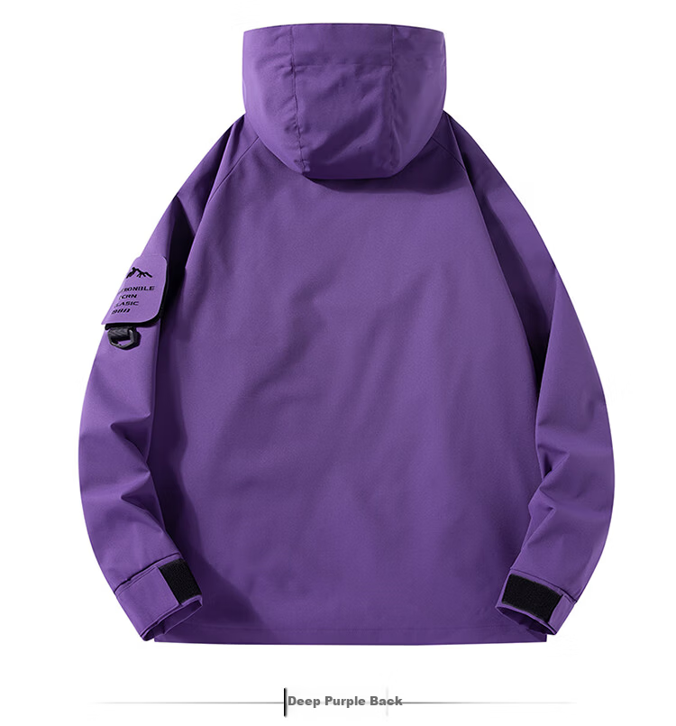 Romon Outdoor Hooded Softshell Jacket Unisex Spring Autumn Couple Dopamine Windproof Waterproof Mountaineering Coat 18