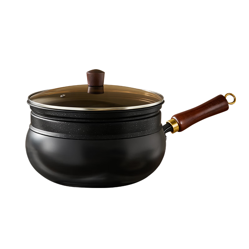 Royalstar Authentic Zhangqiu Large Belly Iron Wok Household Stir-Fry Pan Hand-Forged Iron Wok No Coating 28cm Steamer Version