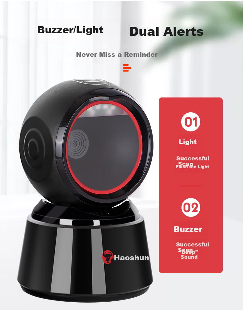 Hysoon ST20Pro 1D/2D Barcode Scanner Platform for Supermarket, Retail, Pharmacy Traceability, and Verification Screen Code Reader 4
