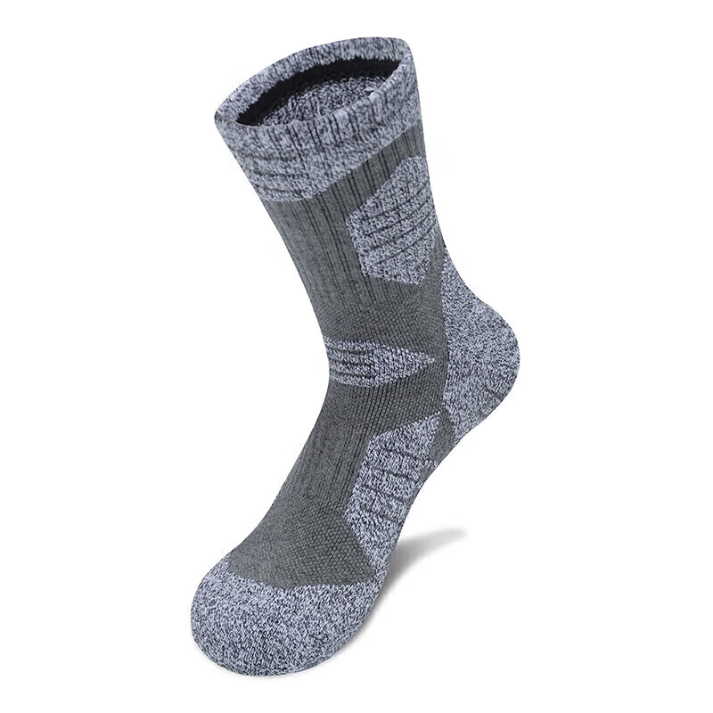 TFO 5th Generation Hiking Socks Breathable Outdoor Mountaineering Sweat-Wicking Sports Socks A2202491 Men's Light Gray L