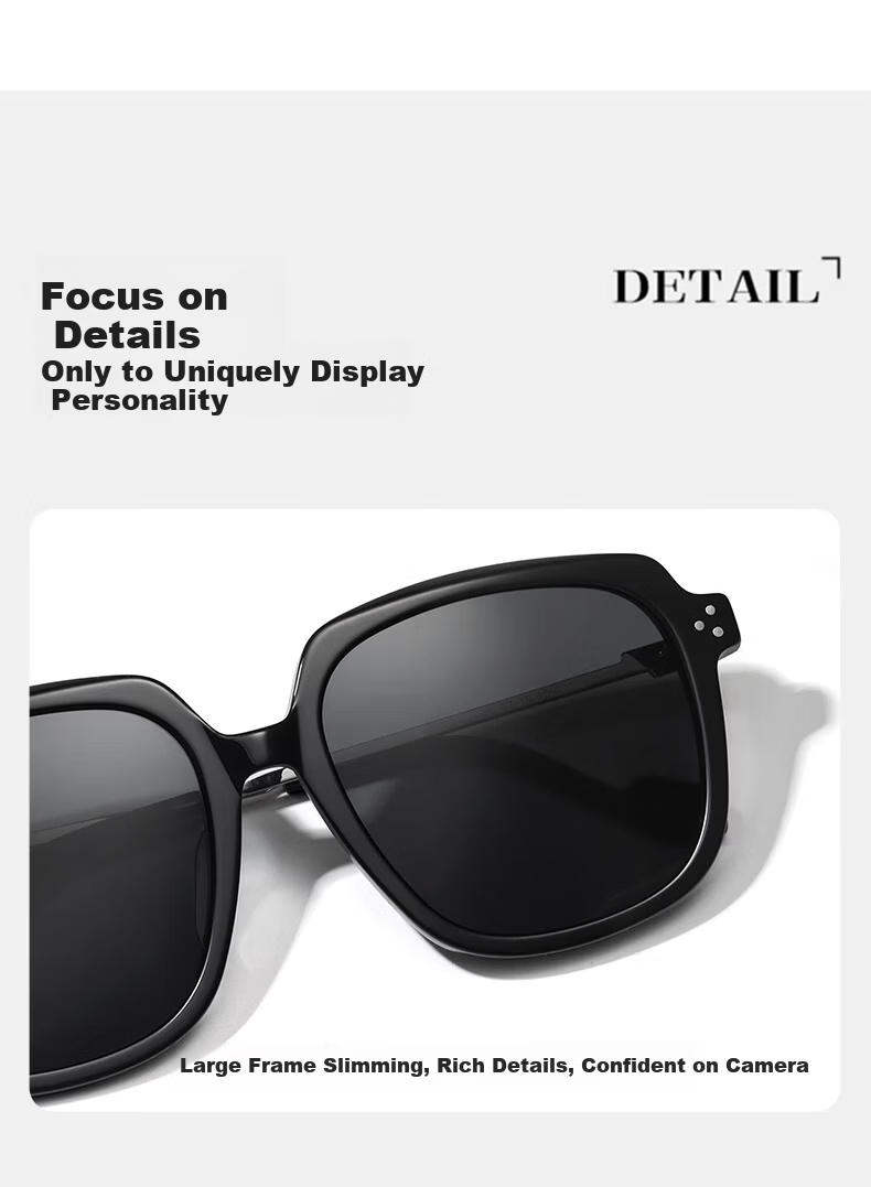 GOGOSOON Dilireba Style Sunglasses for Square and Round Faces 2025 New High-End UV Protection Sunglasses Back to School 10