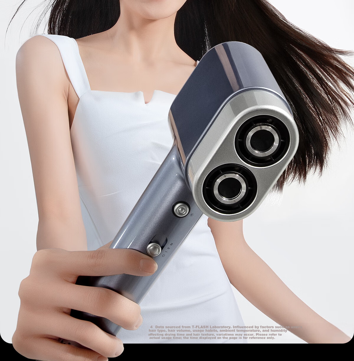 Tongsci F8 Plasma High-Speed Hair Dryer Dual Barrel Home Use Hair Care Quick Drying Strong Wind Power Damage-Free Hair Blow Dryer Birthday Anniversary Gift for Girlfriend Wife Practical Premium Gift B 4