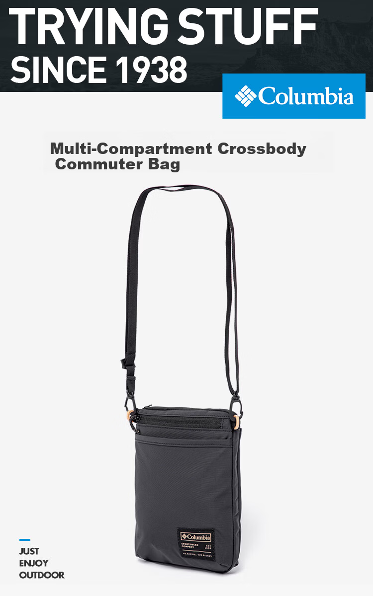 Columbia Unisex Shoulder Bag 3L Lightweight Crossbody Sports Outdoor Spring Summer 2026 New UU1979 191 1