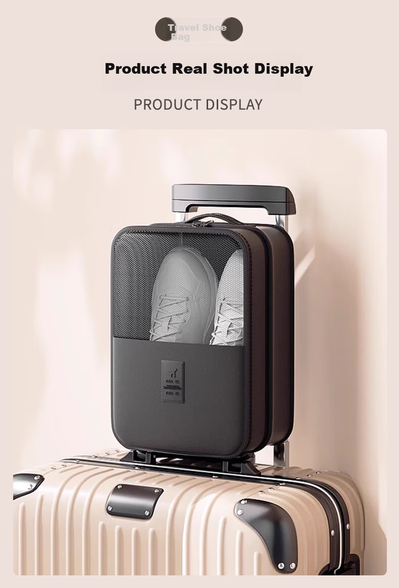 40,000 KM Shoe Storage Bag Portable Travel Luggage Shoe Pouch Dustproof Shoe Organizer 10
