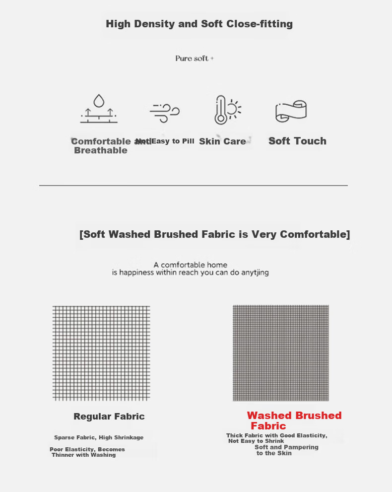 Aiwei Class A Washed Cotton Student Bed Fitted Sheet Single Non-Slip Dustproof for 1.2m Bed Dark Gray 6