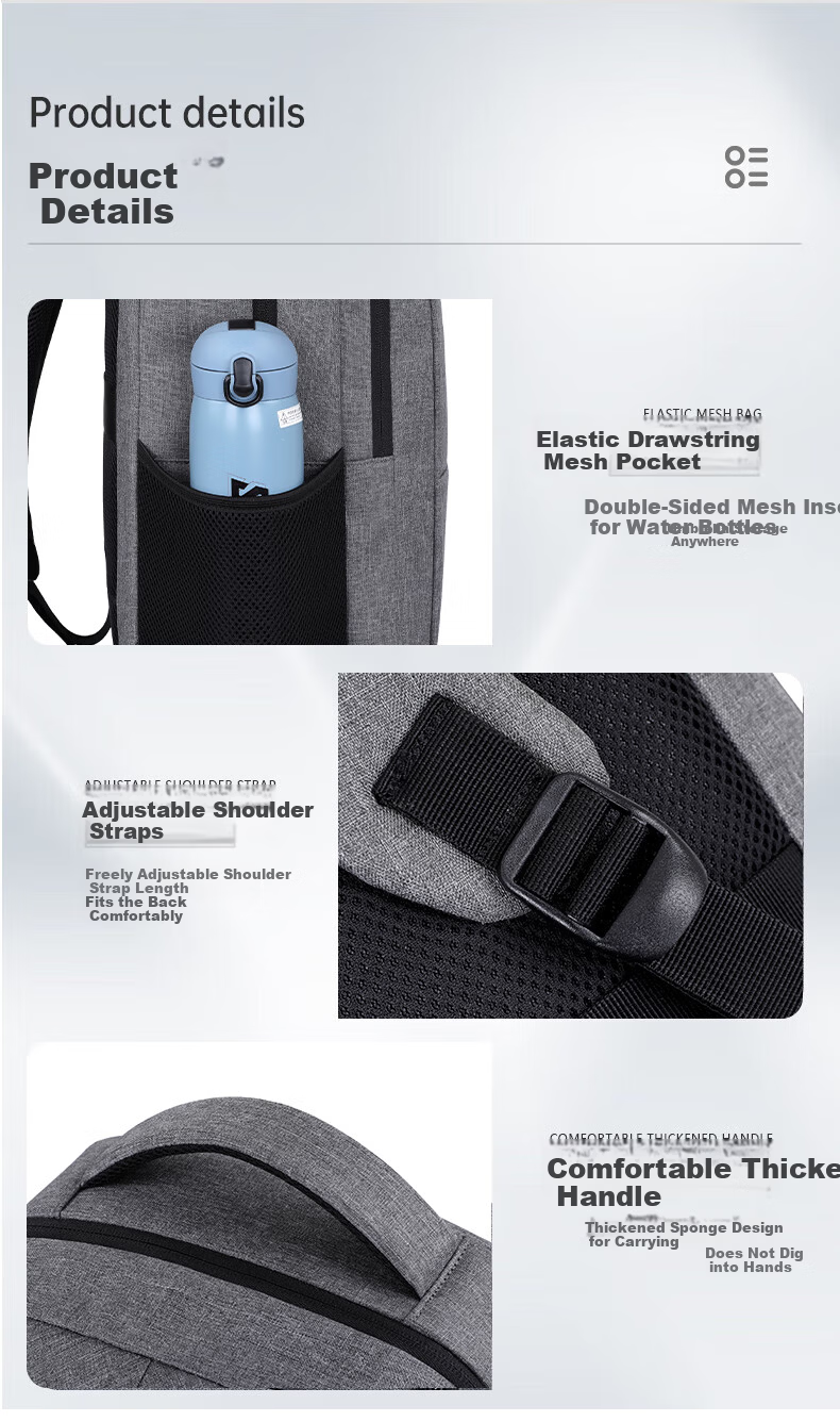 17/18 Inch Imperial Notebook Laptop Backpack Shockproof Water-Resistant Business Travel Commuter Large Capacity 11