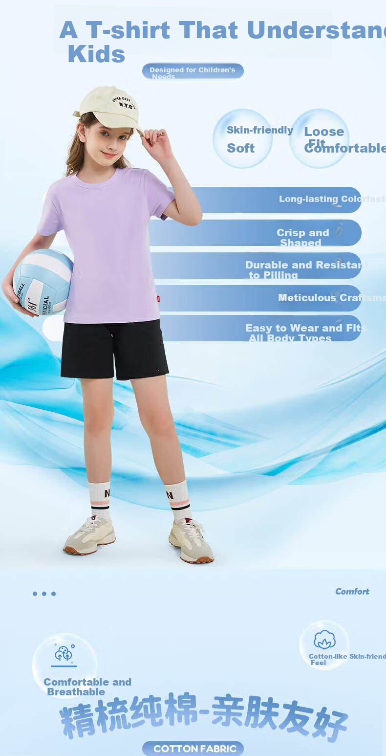 BOBDOG Boys Summer New Stylish T-Shirt Short Sleeve Kids Sportswear Orange 110 2