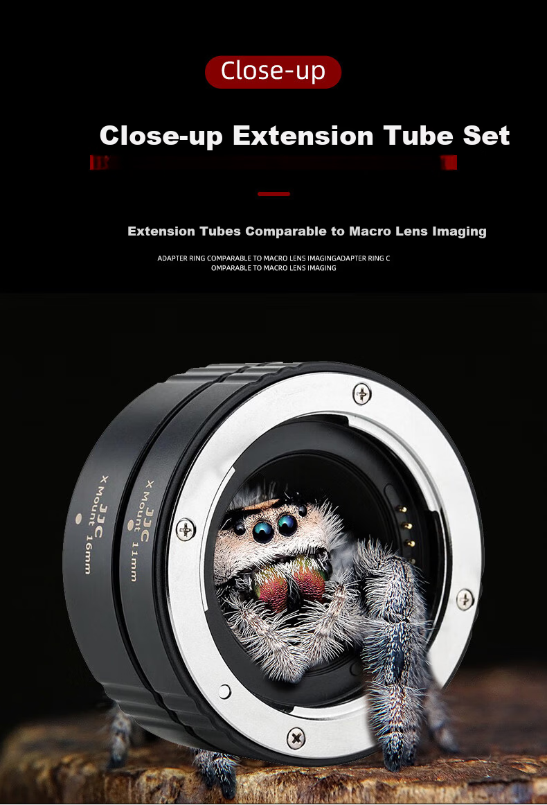 JJC Close-Up Lens Adapter Macro Extension Ring Z-Mount for Nikon Z50II Z6III Z63 ZF Z8 ZFC Z72 Z9 Z30 Zfc Camera Accessories 3