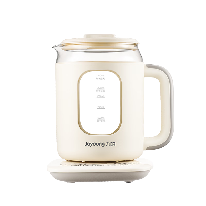 Joyoung 【Price Protection 618】0 Glue Health Pot Double-layer Anti-collision and Anti-scalding Tea Maker with Titanium Heating Plate High Power Constant Temperature Electric Kettle WY540