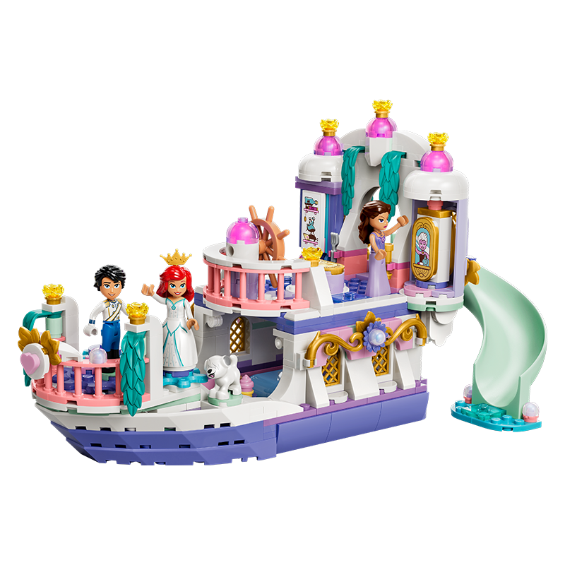 LEGO Disney 43299 Ariel's Royal Wedding Ship Building Blocks Kids Toy Birthday Gift Figurine