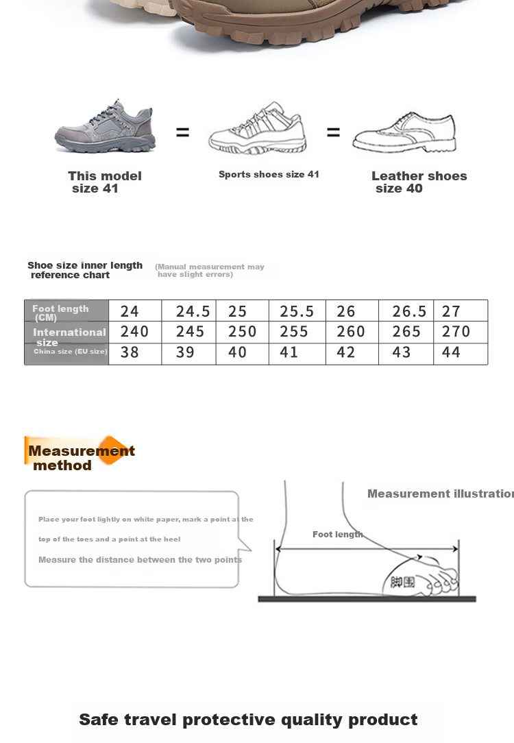 Dinggu Men's Labor Protection Shoes Gray Four-Season Anti-Smash Anti-Puncture Rubber Sole Comfortable JD1176hui37 9