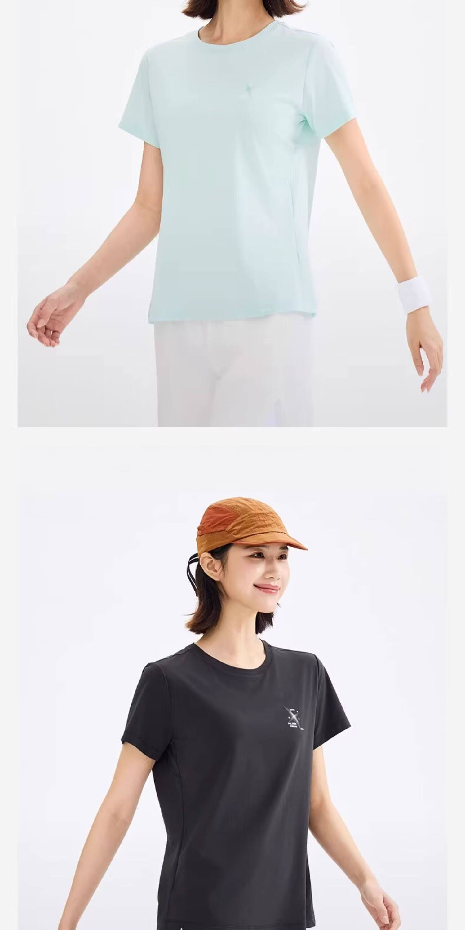 TOREAD Quick-Dry Short Sleeve T-Shirt Outdoor Sun Protection Antibacterial Moisture-Wicking Sports Summer Half Sleeve Top Ice Green Women XL 21