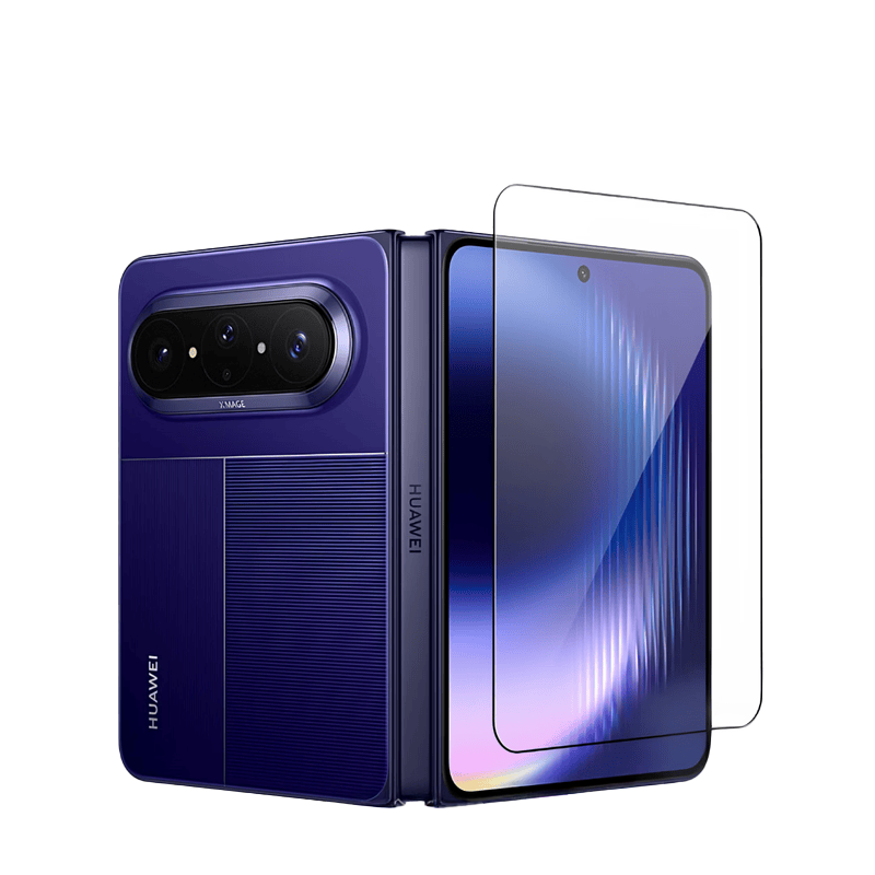 Moko Compatible Huawei PuraXMax HD Tempered Glass Screen Protector Full Coverage Anti-Fingerprint Drop-Proof Explosion-Proof Fingerprint Unlock Wear-Resistant Full Screen Protection Film