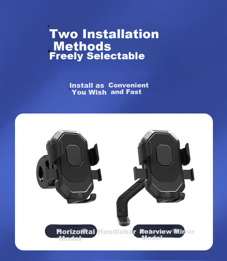 40,000km Electric Bike Phone Navigation Mount Electric Motorcycle Delivery Rider Cycling Sunshade Rain Cover Small Helmet Handlebar Model 4