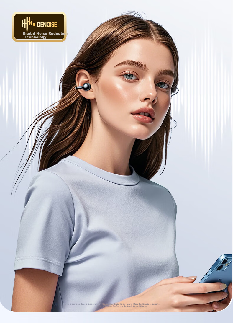 Zhiguozhe [2026 Latest Model - Berlin Sound] Bluetooth Clip-On Wireless Earphones, Non-In-Ear, Ear-Hook Design, Long Battery Life, Noise Cancelling, Sports Running Headset for Men and Women, Huaqiangb 10