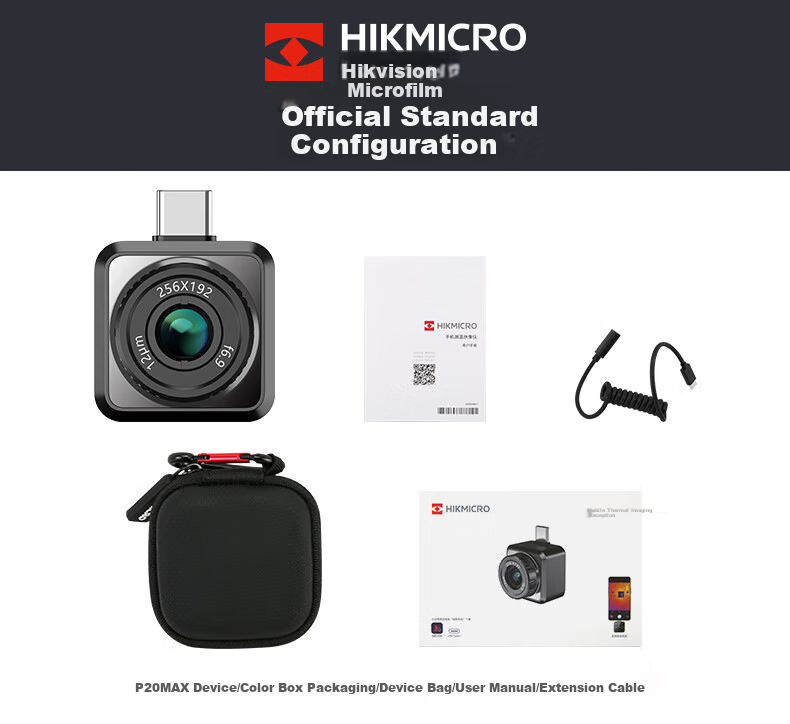HIKMICRO Thermal Imager Mobile Infrared Thermal Camera HD Night Vision Temperature Measurement Inspection Leak Detection P20 V2 14