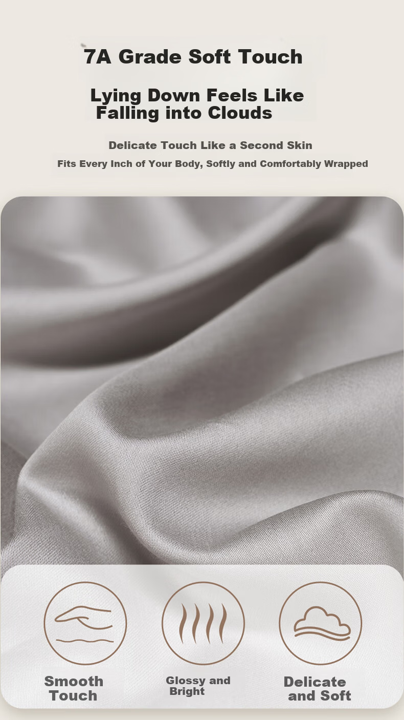 Bellees 100% Cotton Long-Staple Cotton Fitted Sheet Pure Cotton Mattress Cover Full Wrap Anti-Dirt Fitted Sheet 60S Long-Staple Cotton 7