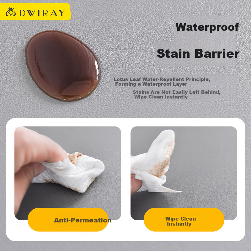 DIY Workshop Extra Large Leather Office Gaming Mouse Pad Desk Writing Mat Desktop Mat Dining Table Mat Keyboard Pad Fresh Thickened Waterproof Stain Resistant Wear Resistant 900*450 Large Thickened