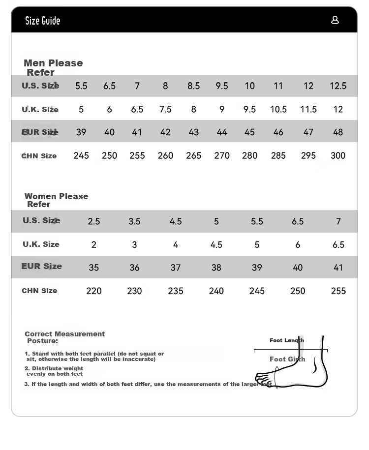 Guirenniao Casual Couple Sneakers Summer Women's Sports Versatile White Shoes Men White/Black Size 35 11