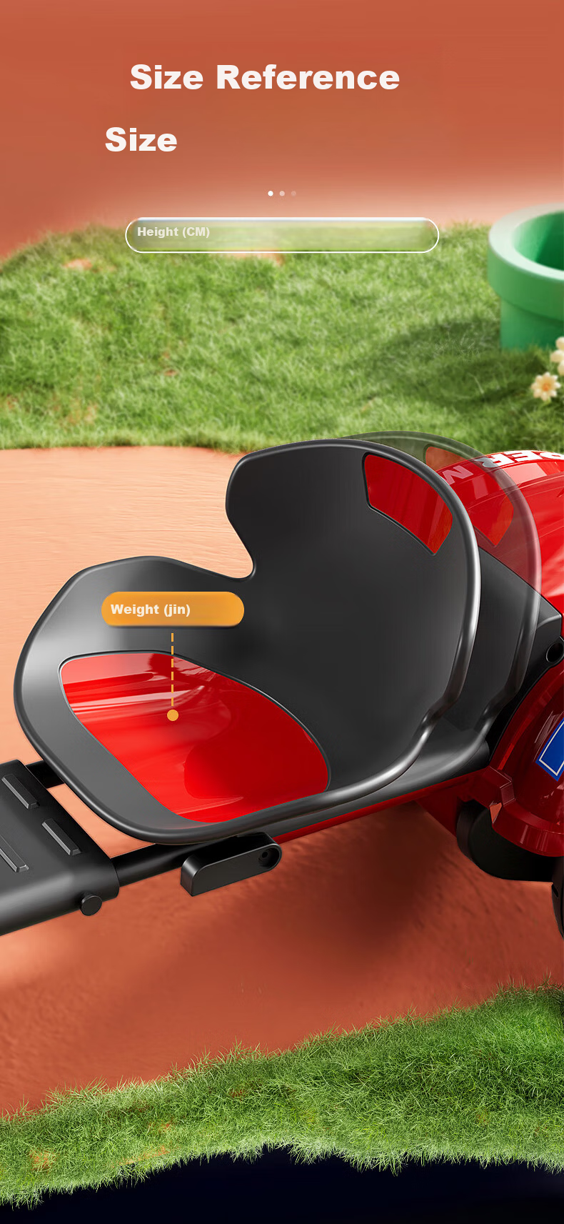 Kids Electric Ride-On Car for Boys and Girls, Remote Control Go-Kart, Four-Wheel Vehicle for Ages 3-8 8