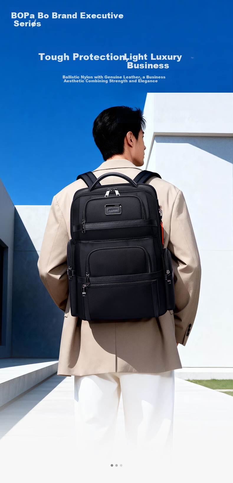 Bopai Z9 Men's Backpack, Business Commuter Bag, 2025 Model, 16-Inch Laptop Bag, Travel, Father's Day Gift 1