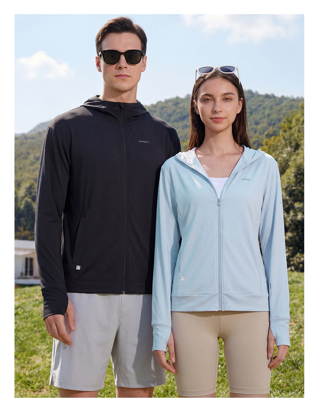 SUPIELD Full Spectrum UV Protection Jacket Professional Anti-UV Spring Summer Unisex Sun Protection Coat Optical White M 13