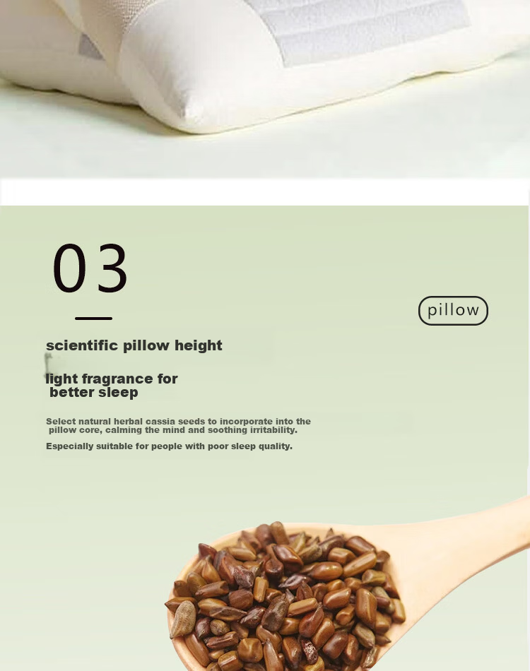 ZiiU Pure Buckwheat Pillow 100% Sweet Buckwheat Hull Neck Support Pillow with Cotton Pillowcase Approx. 6 Jin 48x74cm 5