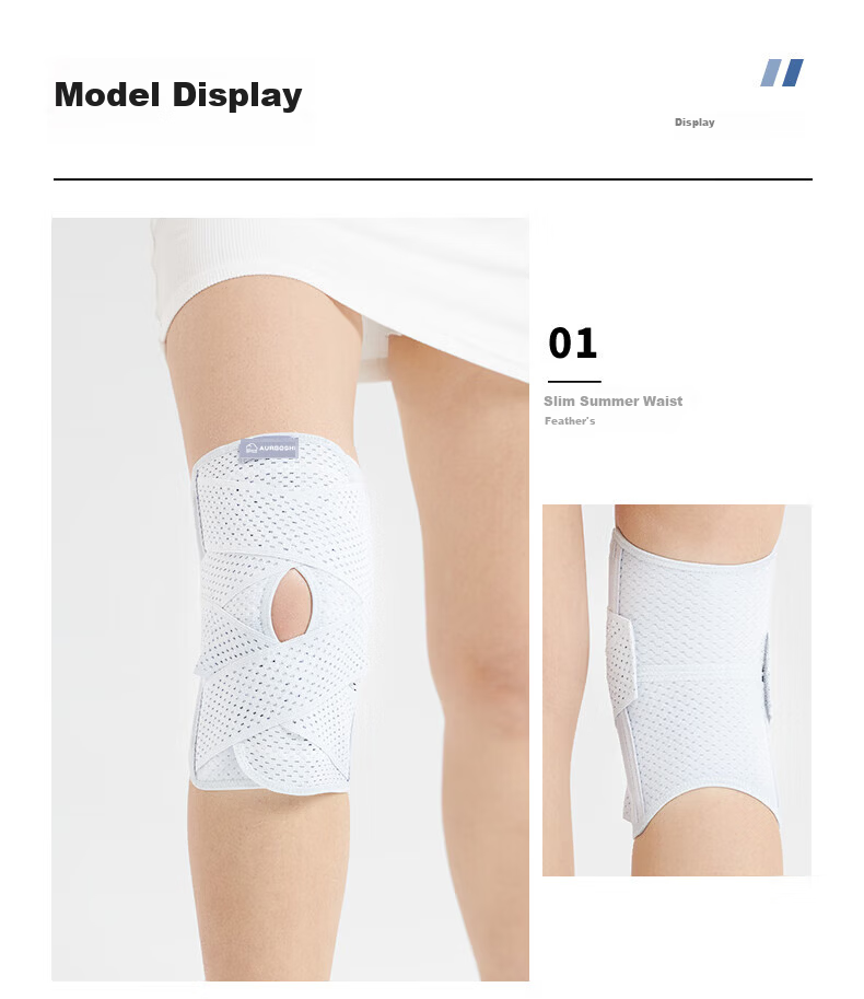 AURBOSHI Japanese Sports Knee Brace for Medical Meniscus Ligament Patella Injury, Specially Designed for Men And Women, Suitable for Running, Hiking, And Badminto 8