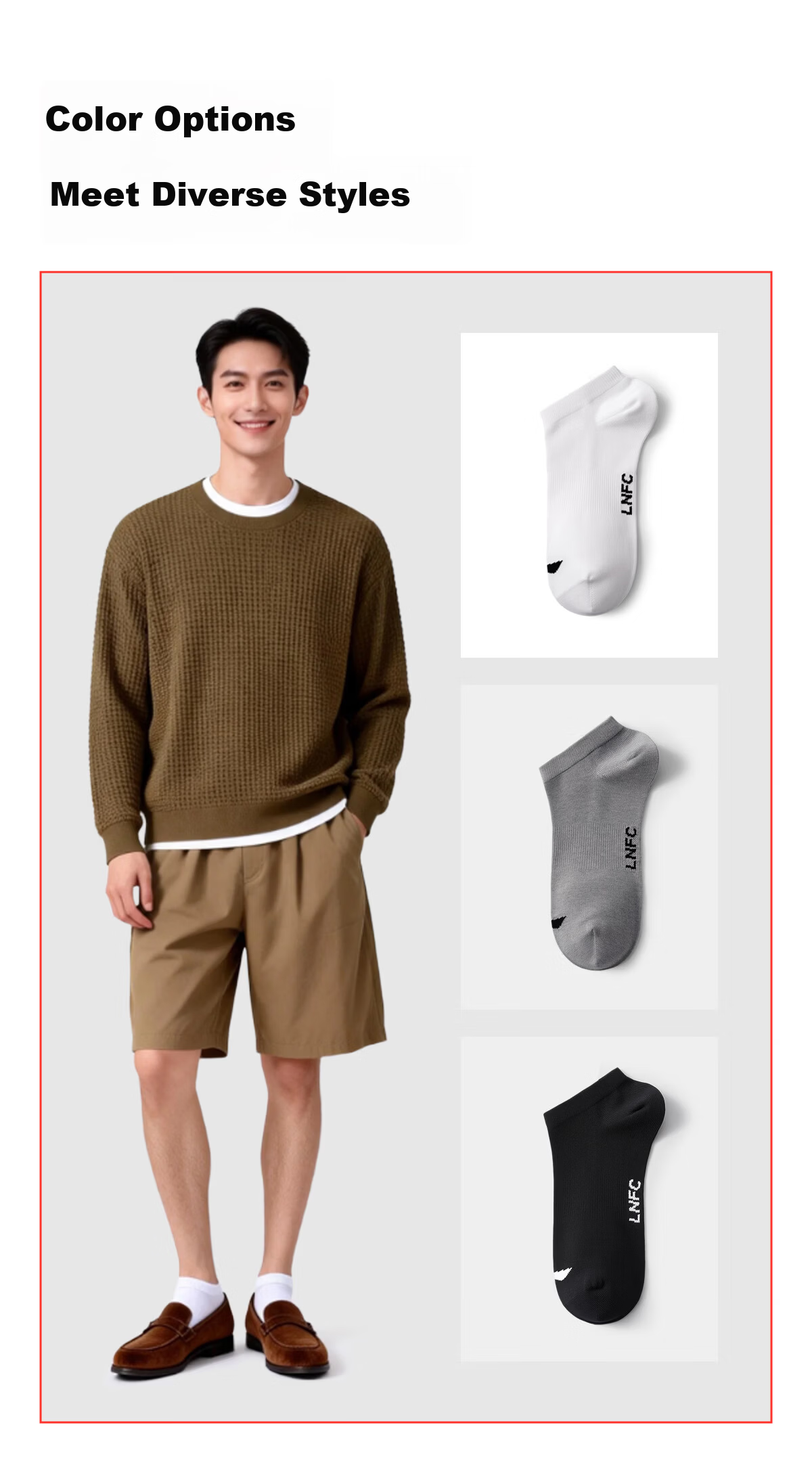 LI-NING Youth Boys Xinjiang Cotton Odor-Resistant Sports Long Tube Basketball Socks for Middle School Kids Autumn Spring 18