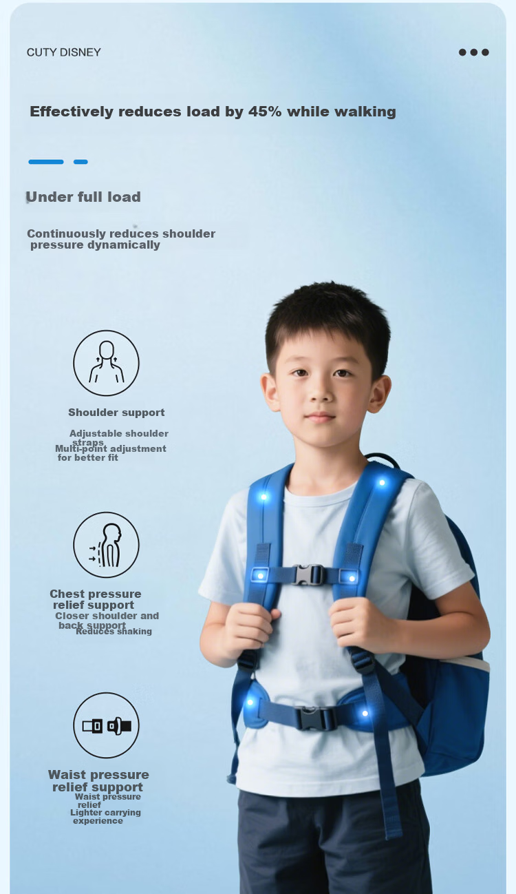 AMERICAN TOURISTER Boys' Antibacterial Lightweight Backpack for Elementary Students Grades 1-2 Large Capacity NN8*001 5