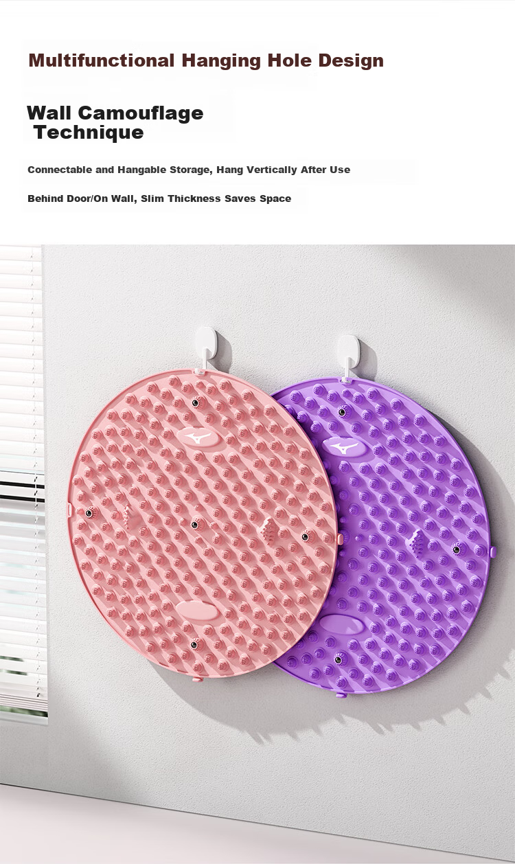 MIZUNO Acupressure Foot Massage Pad Foot Mat Meridian Therapy Toe Pressure Board C502 Purple Small Size 12
