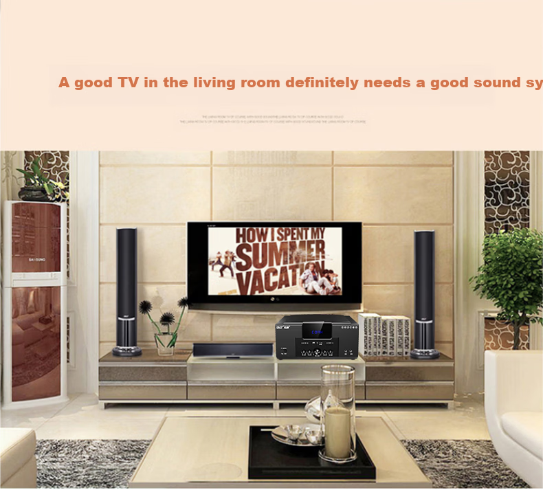 SAST (SAST) Home Theater System 1 5.1 Home Theater Speaker System Home TV Living Room Wall-mounted Floor-standing Speaker (Black) 3