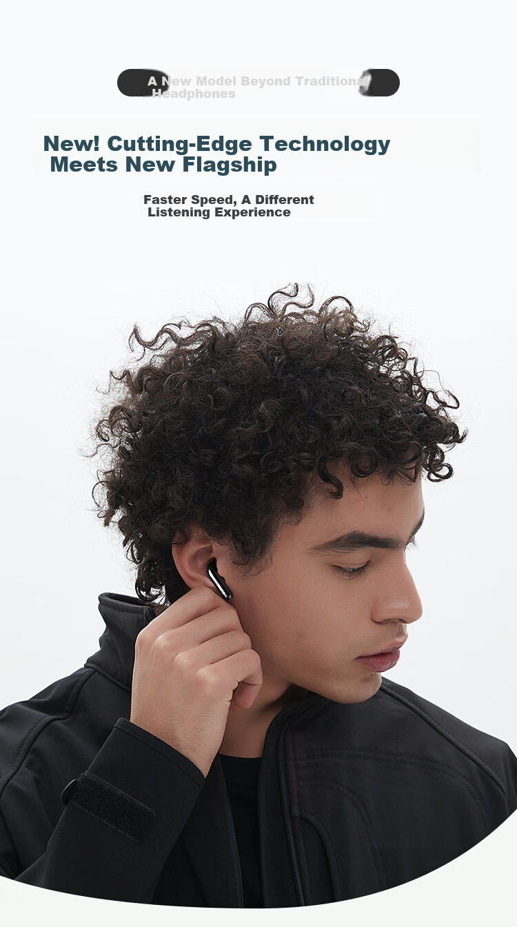 IGene [AI Translation + Conference Summary] 2026 New Smart Bluetooth Earphones, Semi-In Wireless, for Music And Gaming, Low Latency, Compatible with Huawei, Xiaomi, OPPO, OnePlus, Vivo 6