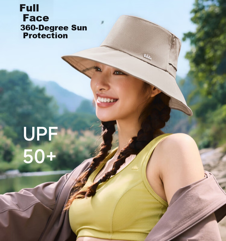 Beneunder Sun Hat for Women, Breathable Fisherman Hat, UV Protection Hat, Fishing Cap, Hiking Cap, Sun Hat for Men, Anti-UV 5