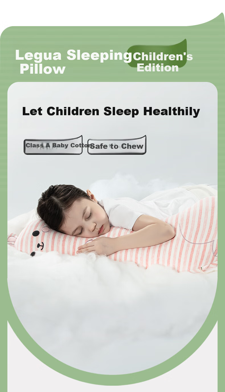 Legua Children's Sleeping Body Pillow Long Smile Rabbit Plush Side Sleep Leg Hug Pillow Kids Gift 1