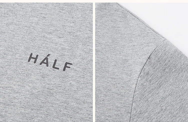 Demana [Comfort 180G Pure Cotton] Summer Simple Style Letter Print Loose Fit Women's 5-Sleeve T-Shirt 28