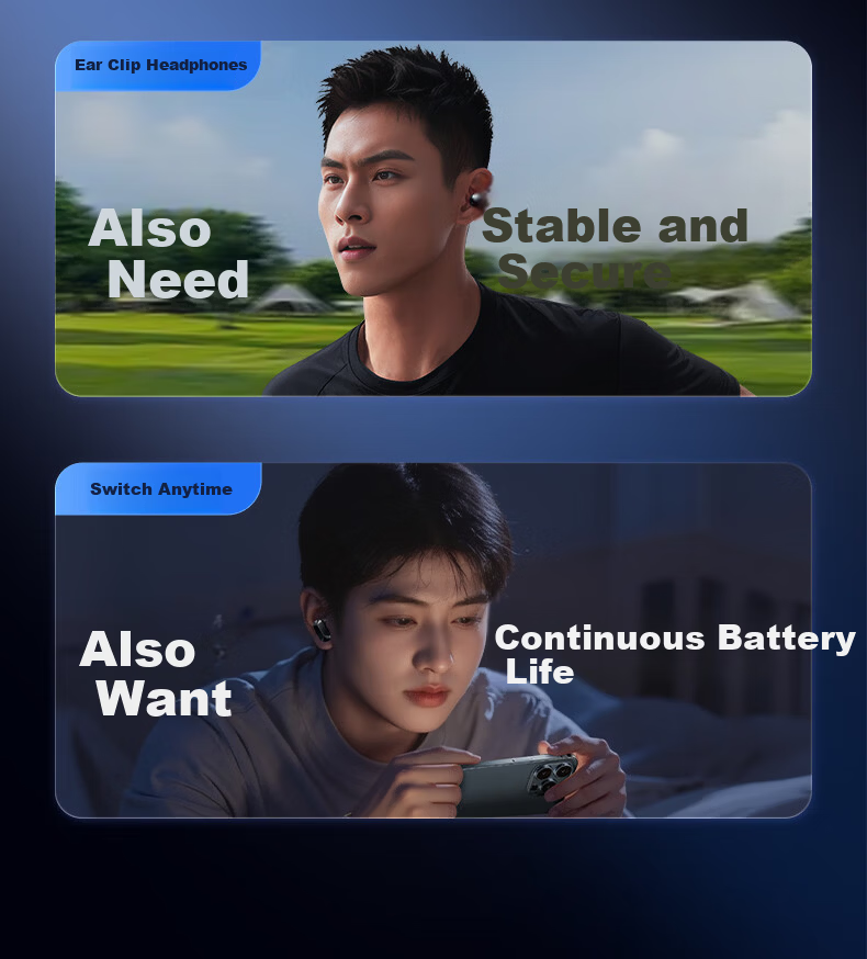 Jinyun (KINYO) [Women's Exclusive | Latest 2026 Model] Bluetooth Earphones Clip-On Semi In-Ear Two-Piece Two-In Long Battery Life, Comfortable for Extended Wear 8