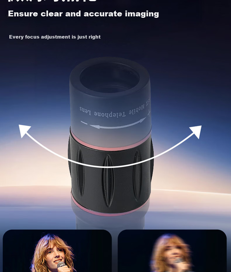 HUGE Mobile Telescope Concert Shooting Tool Long Focus HD Zoom External Camera Live Photo 4