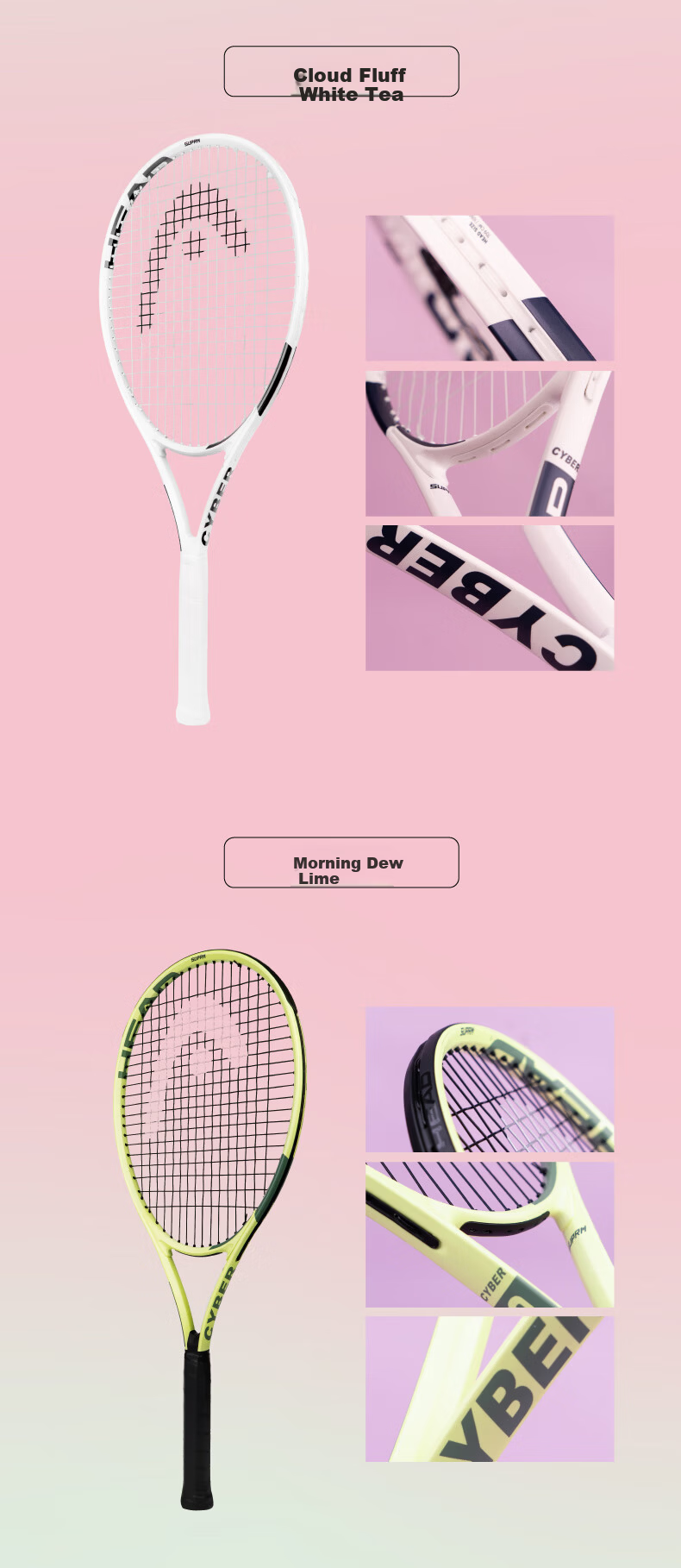 HEAD New Tennis Racket Beginner Unisex College Student Tennis Racket 7