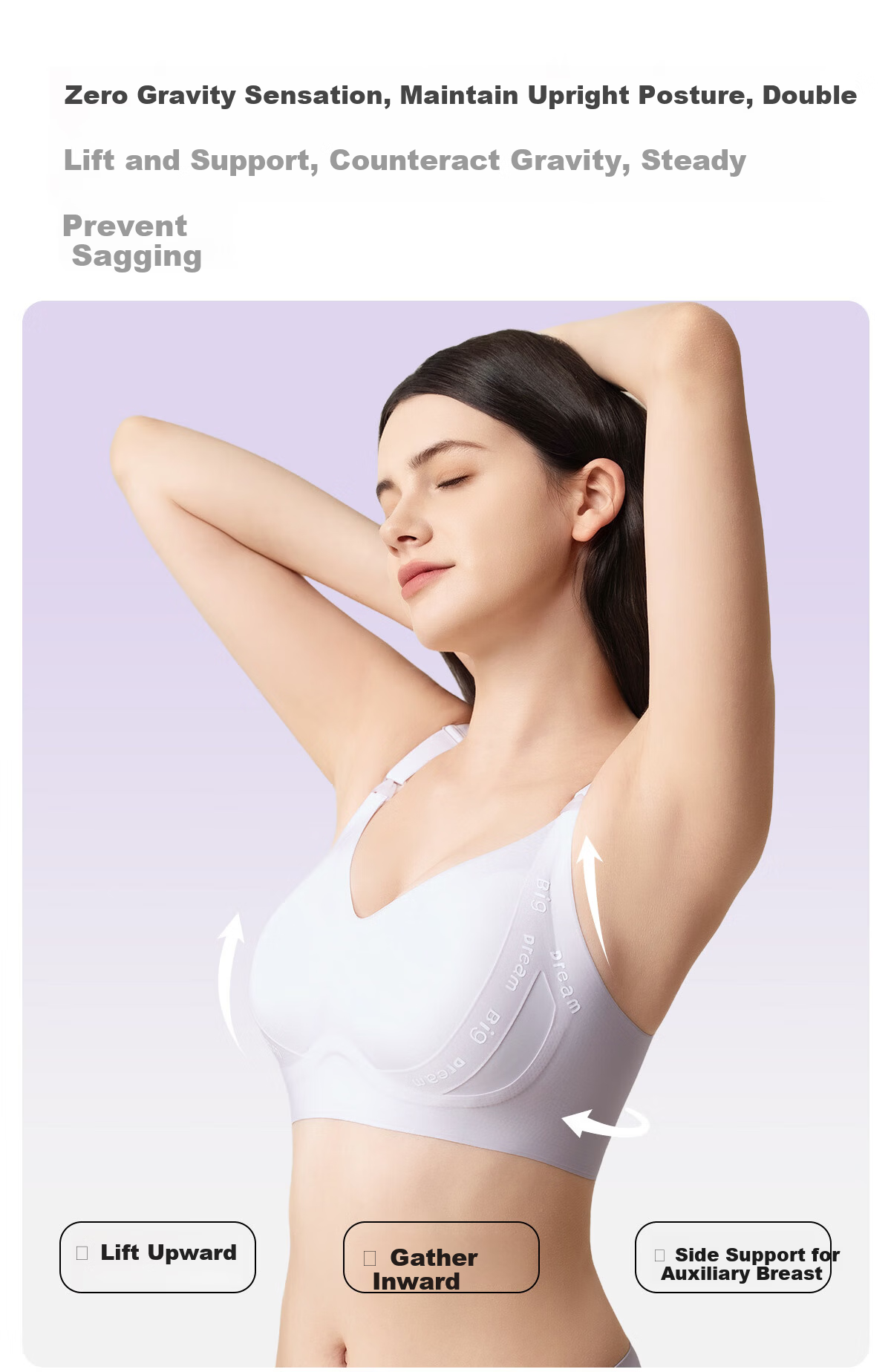 JOYNCLEON Maternity Nursing Bra Pregnancy Postpartum Breastfeeding Support Lift Anti-Sagging Skin L Jwx192128 3
