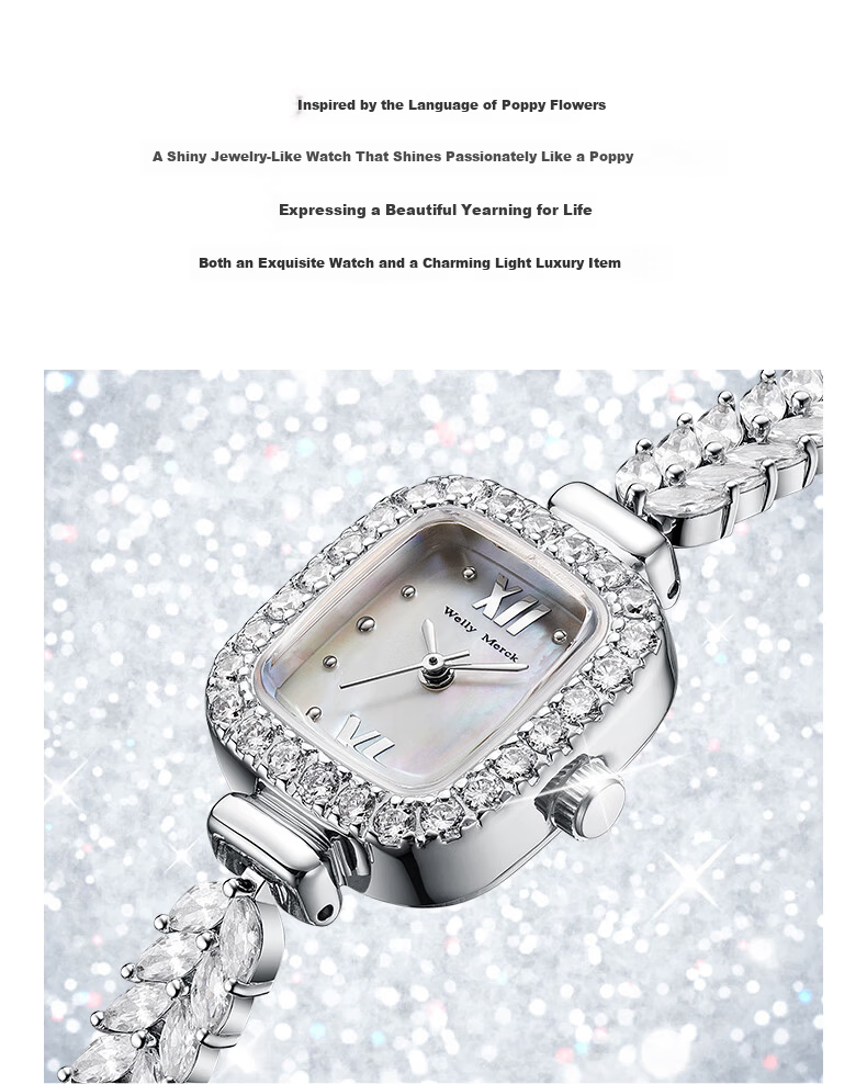 Welly Merck Quartz Fashion Trendy Women's Wristwatch Birthday Gift 3