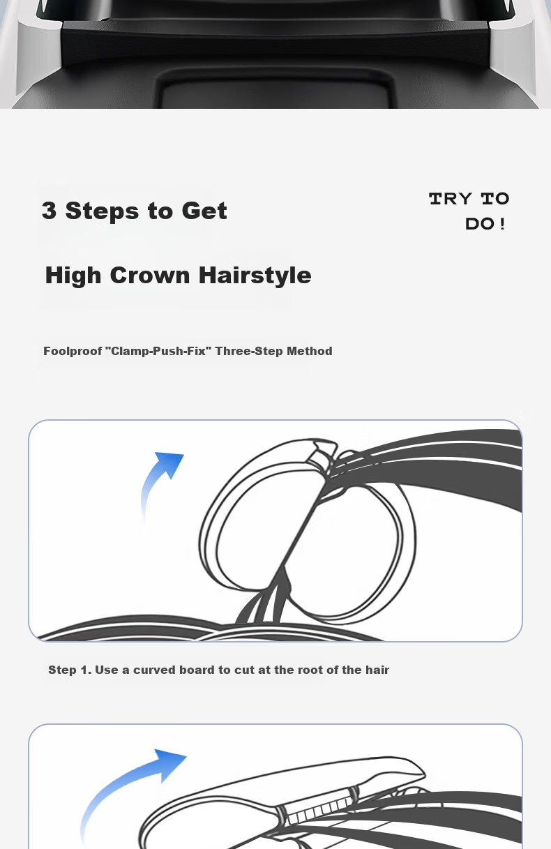 AUX Corn Hair Straightener Men’s Corn Silk Straightener 50 Million Negative Ions Damage-Free Anti-Scald 28mm Curling Iron Root Volume Hair Straightener High Crown Volume Styling Tool Gift 6